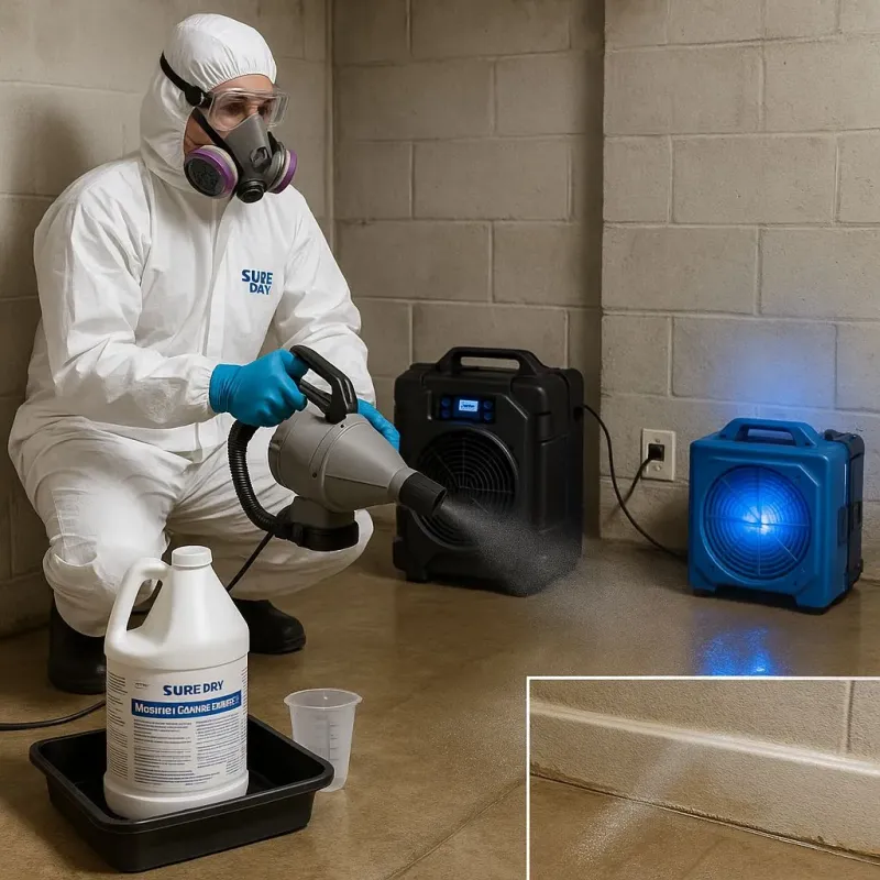 Sanitization and Odor Removal process in Warsaw, VA